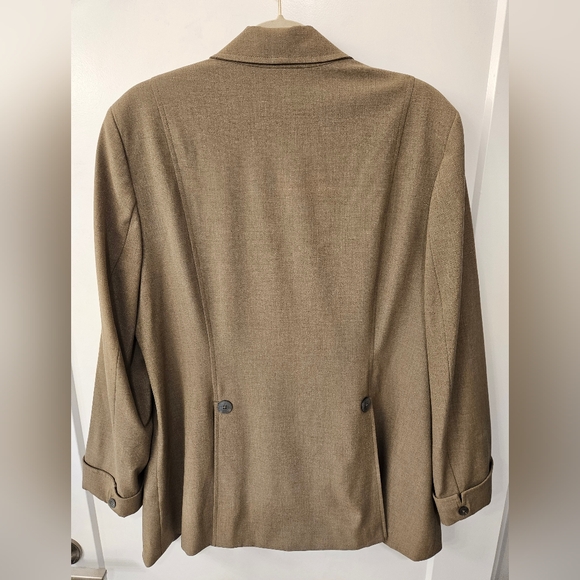 Vintage - J Jill Light Green Stretch Long Length Blazer - Size 18 - NWOT - Picture 6 of 10